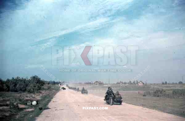 19th Panzer Division Heeresgruppe Mittle near Witebsk, Belarus, Russia 1941