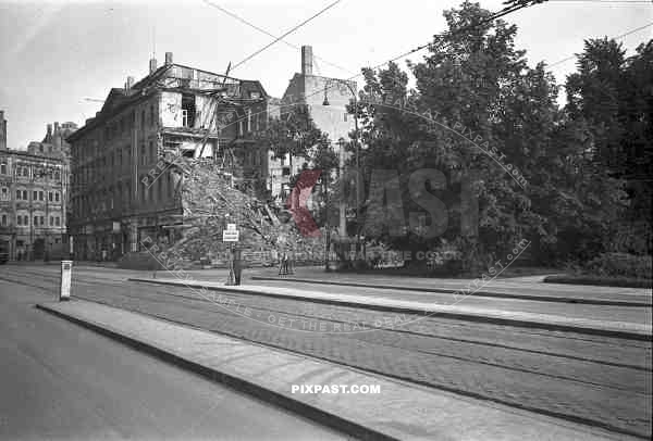 69th, infantry, division, Leipzig, Germany, 1945, June, Belgium, MPs, caught, tresspassing, must hold sign for one hour,