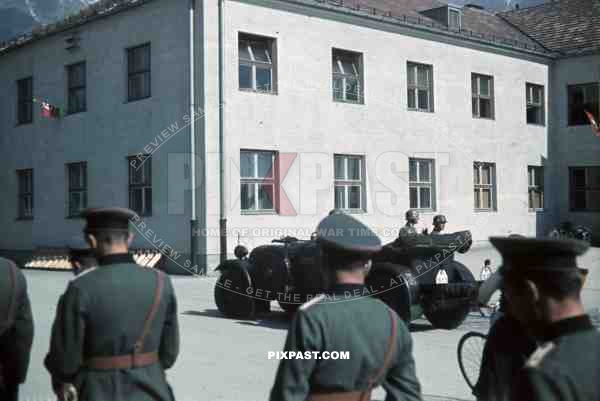 Adler 3 Gd KÃ¼belwagen, 4th Mountain Division Enzian, Gebirgs Artillerie-Regiment 94, Lohengrin Kaserne, Innsbruck, 1940,