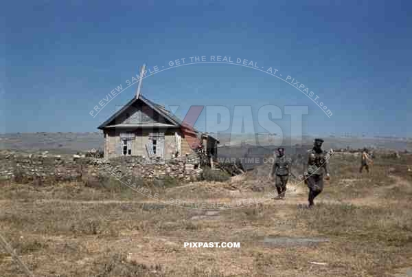 Advance to Stalingrad near Kalach at the Don, Russia 1942