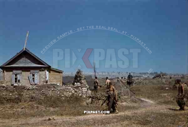 Advance to Stalingrad near Kalach at the Don, Russia 1942