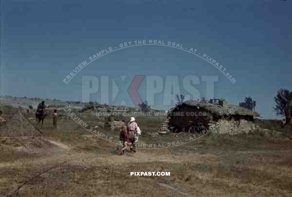 Advance to Stalingrad near Kalach at the Don, Russia 1942