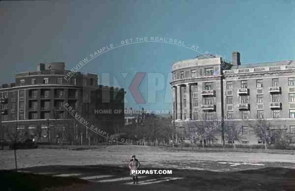 Artema street / Lenina street in Artemovsk, Ukraine 1942