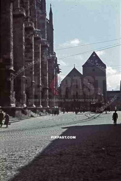 At the cathedral in Regensburg, Germany 1938