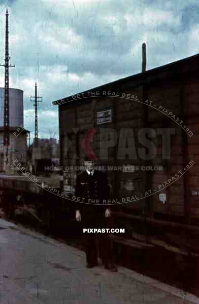 At the Gare d_qt_Orleans, France ~1940