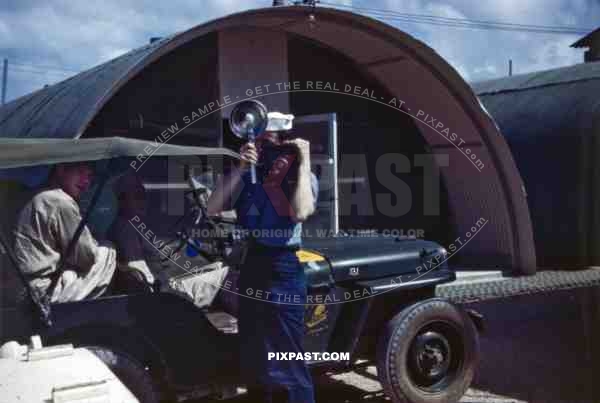 At the US Airforce Base on Johnston Island 1945