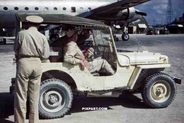 At the US Airforce Base on Johnston Island 1945