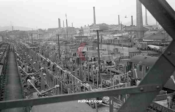 Austrian motorised unit prepair for Russia, 1942, Train station,  Captured french  Unic P107 BU Halftrack, Pak 40 cannon,