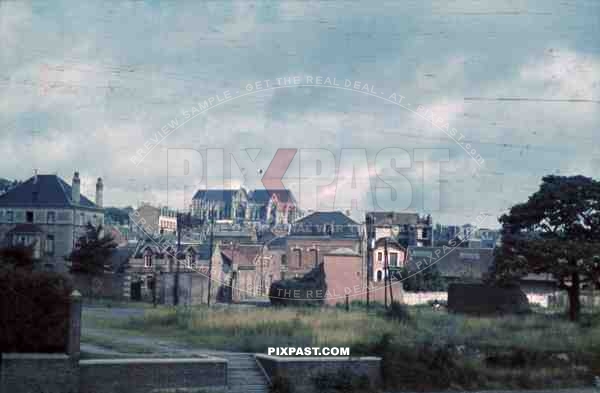 basilica of St. Quentin, France ~ 1942