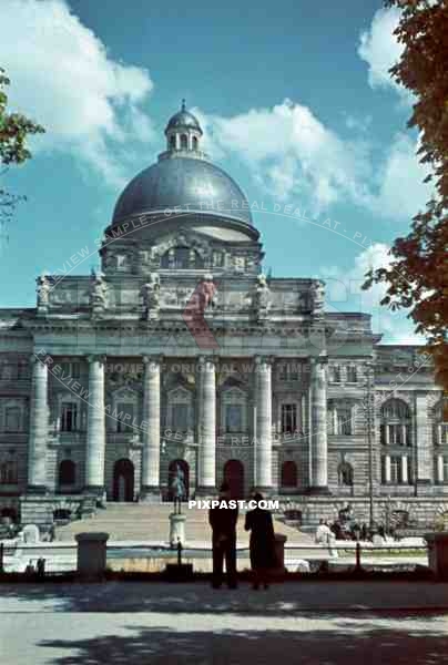 Bayerische Staatskanzlei / Bavarian State Chancellery from the Hofgarten Munich Germany 1940