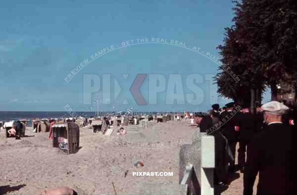 beach at the Kiel Fjord, Germany 1939