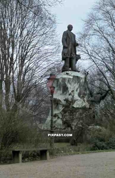 Bismarck Monument in Leipzig, Germany 1941