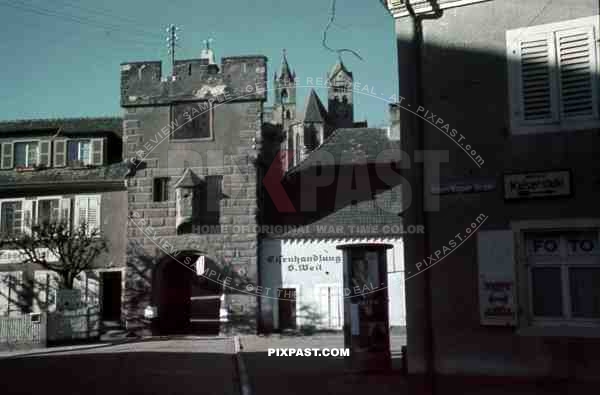 Breisach Germany 1939, Robert Wagner Strasse, Kaiserstuhl, Photo Shop, Camera