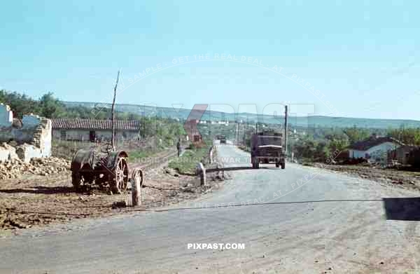 British Army 1941 Bedford MW Supply Truck, Krim, Crimea, Kretsch, 1942