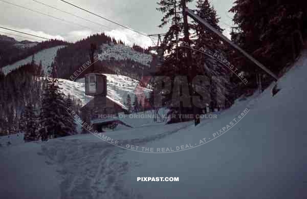 Cable railway in Zakopane, Poland 1940