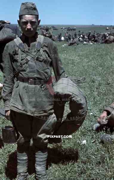 Captured Russian Prisoners of war, Krim, Crimea, Kretsch, 1942