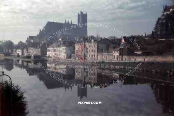 Cathedral in Auxerre, France 1940