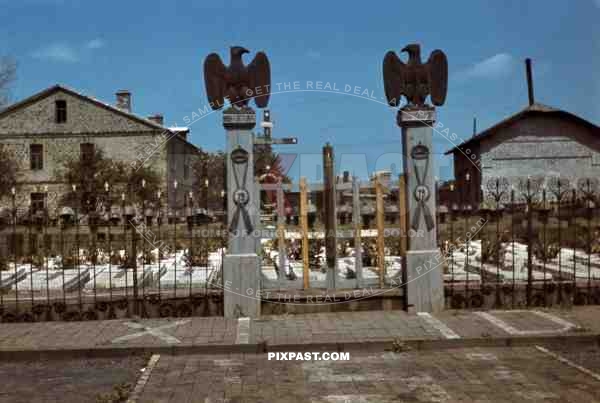 cemetery of the 79th Infantry Regiment "Roma", Wuhlehirsk, Ukraine 1942