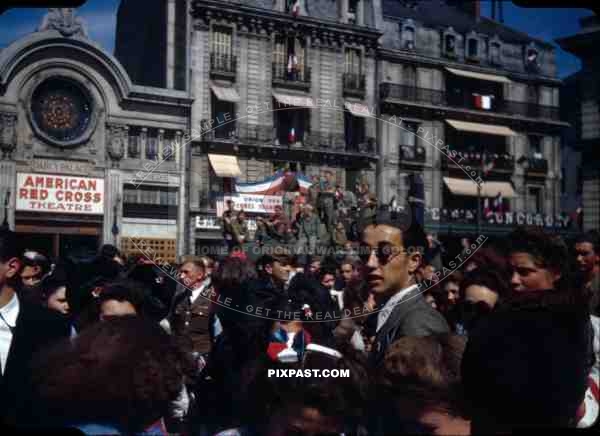 Cinema Le Darcy Dijon France VE Day (Victory in Europe) May 8th 1945 American Red Cross Theatre