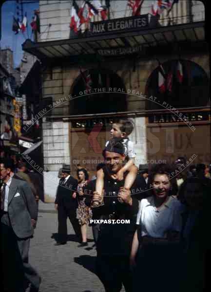 Dijon France VE Day (Victory in Europe) May 8th 1945