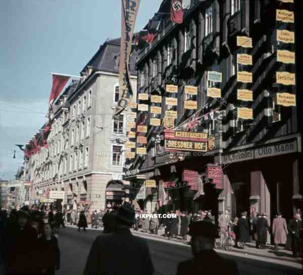 Dresdner Hof in Leipzig, Germany 1940