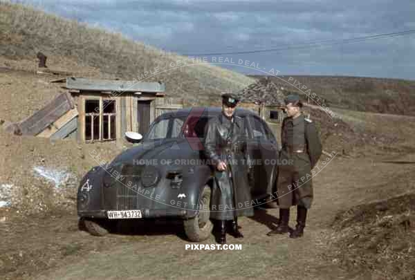 Dugouts near Stalingrad, Russia 1942