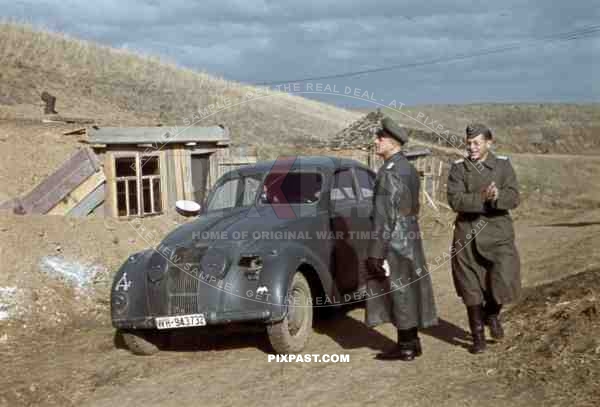 Dugouts near Stalingrad, Russia 1942