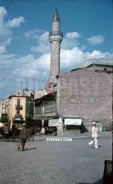 Dzhumaya mosque in Plowdiw, Bulgaria 1942