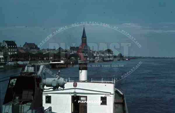 Emmerich at the river Rhine, Germany