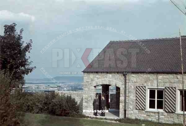 Entrance to the barracks in Kitzingen, Germany 1939