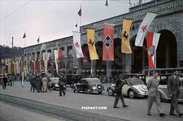 former Hindenburg building opposite the mainstation of Stuttgart, Germany 1939