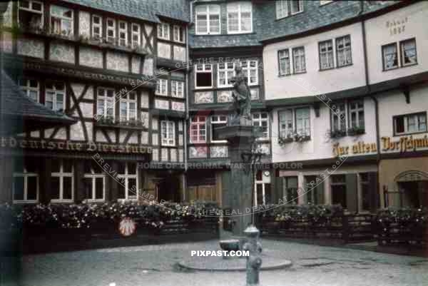 Freiheitsbrunnen in Frankfurt on the Main, Germany 1938