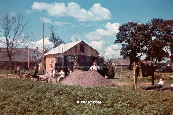 FUNKER Radio truck unit of the 12th Infantry Division. France 1940. Obgfr. Oberndorfer FeldPost.Nr. 00932