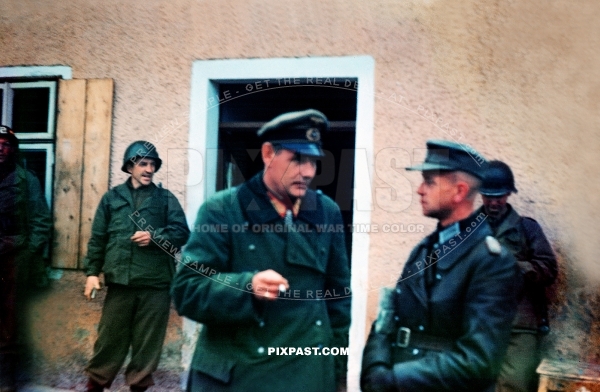 General Wend von Wietersheim, surrendered to the US 90th Infantry Division at the Czech town of Vseruby on 4 May 1945