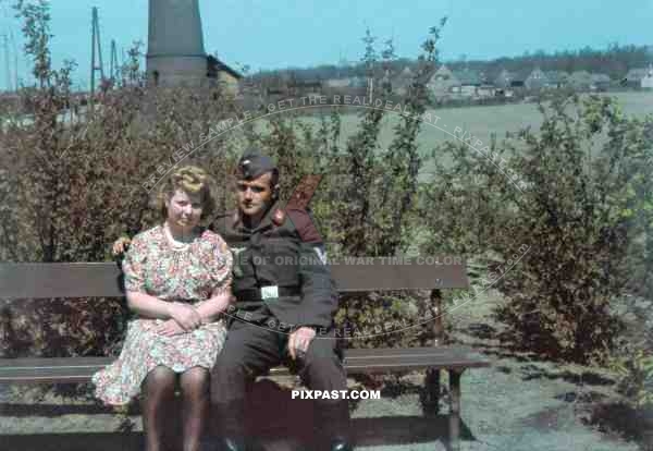 German air force soldier with Spanish Cross in Silver. Spanish Civil War, Condor Legion. Swinemunde Kurkaus 1940