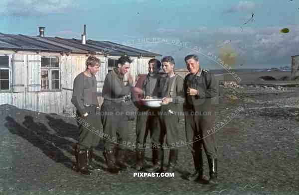 German Luftwaffe Glider Pilots Group photo flight boots Lubeck airport Germany 1943