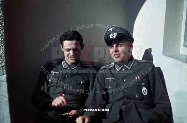 German soldiers resting in Luitpold Kaserne Lindau Germany 1940. Infanterie Regiment 488.