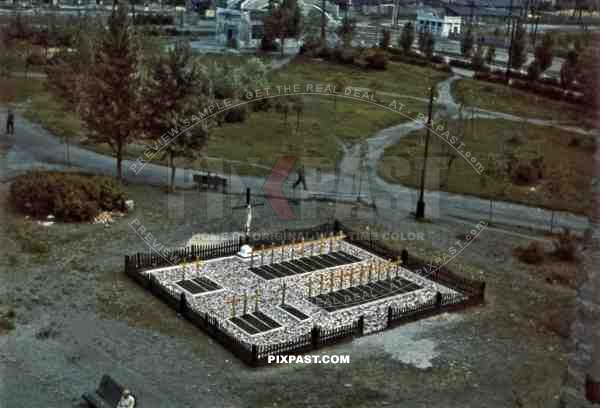 graveyard at the Kochegarka mine in Horliwka, Ukraine 1942