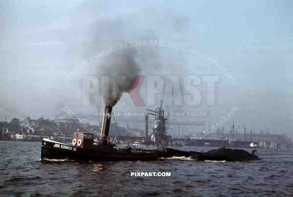 harbour of Hamburg, Germany ~1940