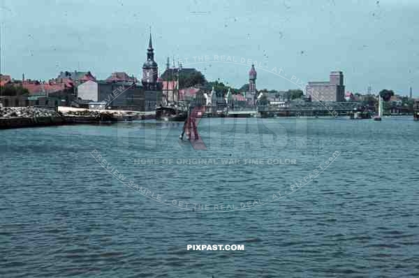 harbour of Kappeln an der Schlei, Germany 1940