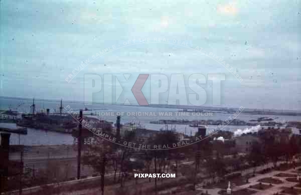 harbour promenade in Odessa, Ukraine 1942