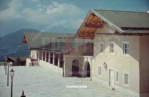 Hotel Platterhof, Berchtesgaden, 1943, behind, guesthouse Hoher GÃ¶ll, postwar, General Walker Hotel,