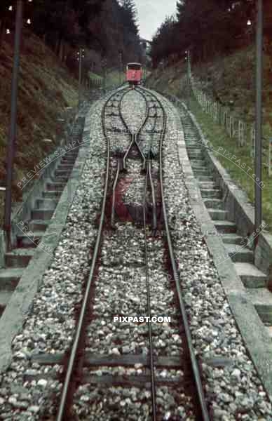 Hungerburgbahn in Innsbruck, Austria 1940