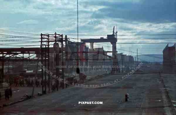 hydrogenation plant in Bruex/Maltheuern, Czechoslovakia 1942