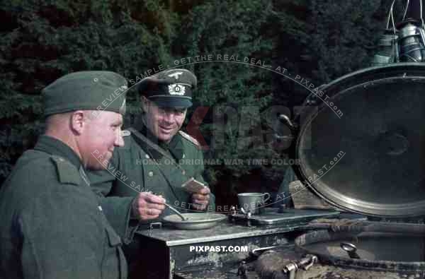 infantry officer west front 1940 field kitchen food