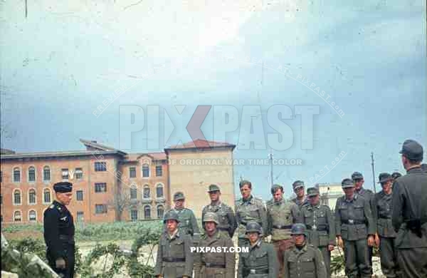 Karl Mucher Hinrich Deinert graves Pomezia Italy 1944 26th Panzer-Divisions-Nachrichten-Abteilung panzer krim shield camo