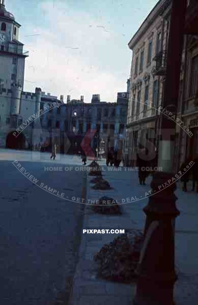 Krakow gate in Lublin, Poland 1939