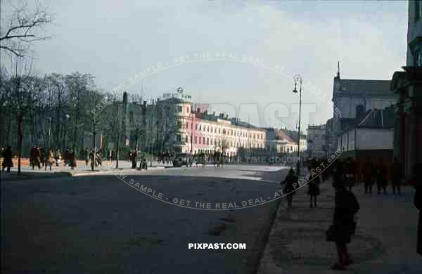 Krakowskie PrzedmieÅ›cie / Hotel Europa in Lublin, Poland 1939