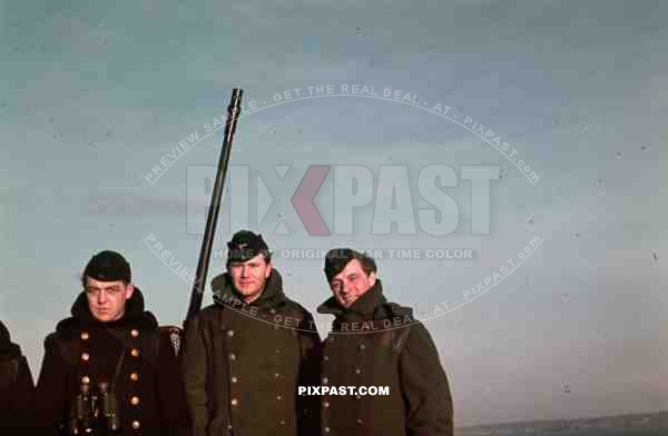 Kriegsmarine seamen on cruise along the french Atlantic coast 1941