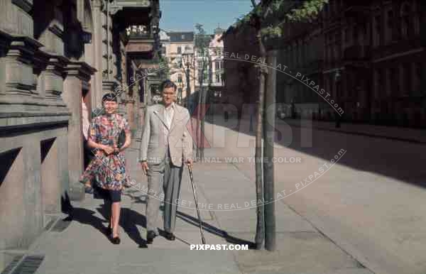 Leipzig Germany 1940 color agfacolor